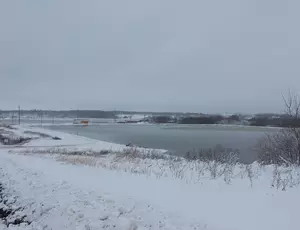 Lagoons in cold weather