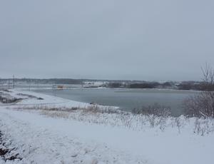 Lagoons in cold weather
