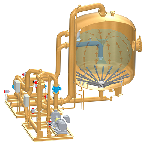 Inside view of a Torojet unit