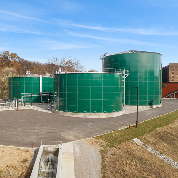 Buffalo Trace Biothane Anaerobic Reactors