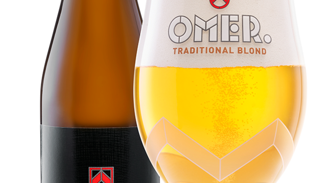 A bottle and a glass of beer, brewery in Belgium